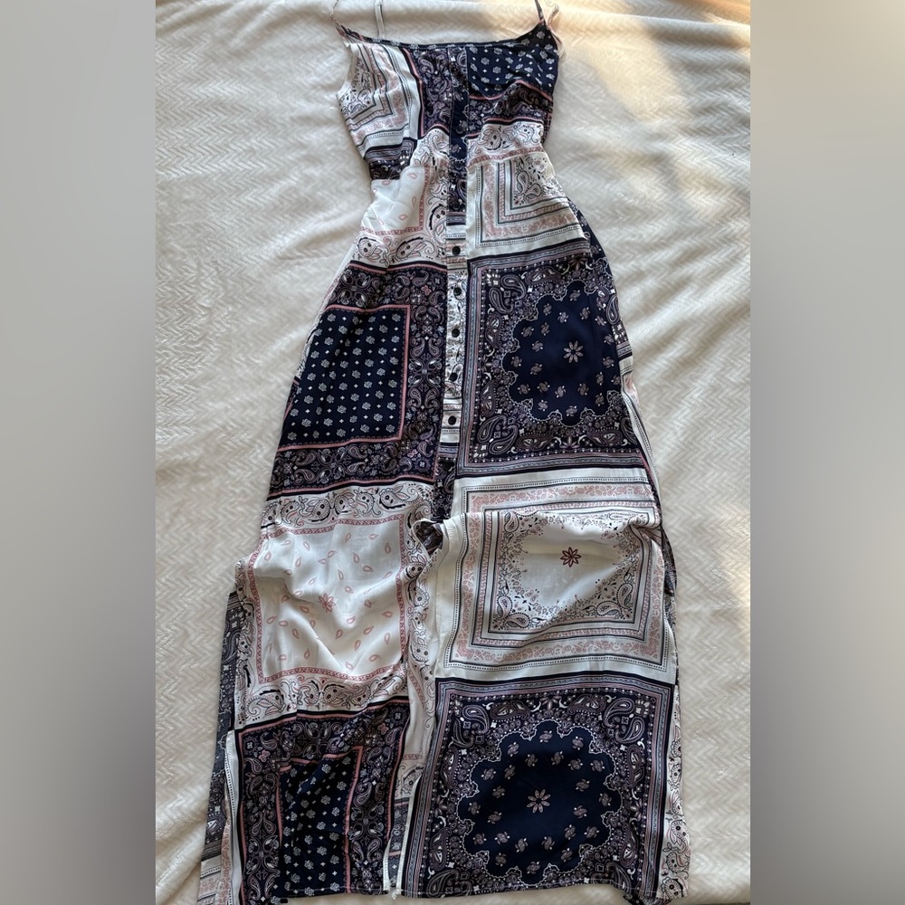 Bohemian Patchwork Maxi Dress